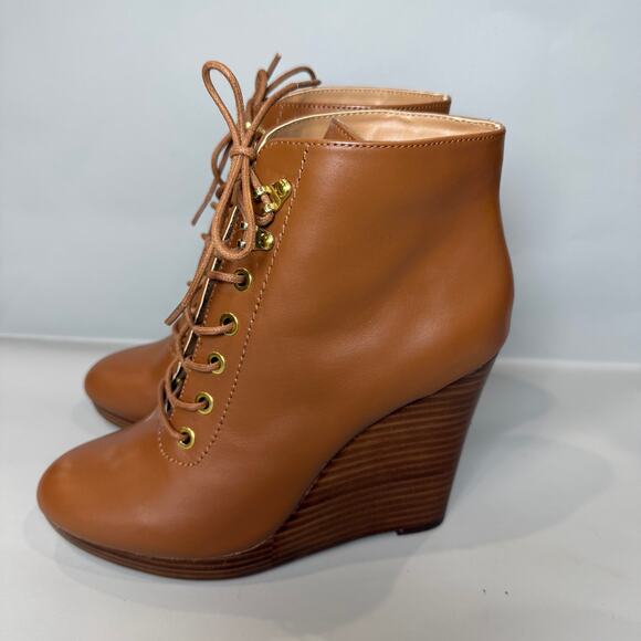 GUESS Zoey Lace-Up Wedge Booties - Picture 8 of 9